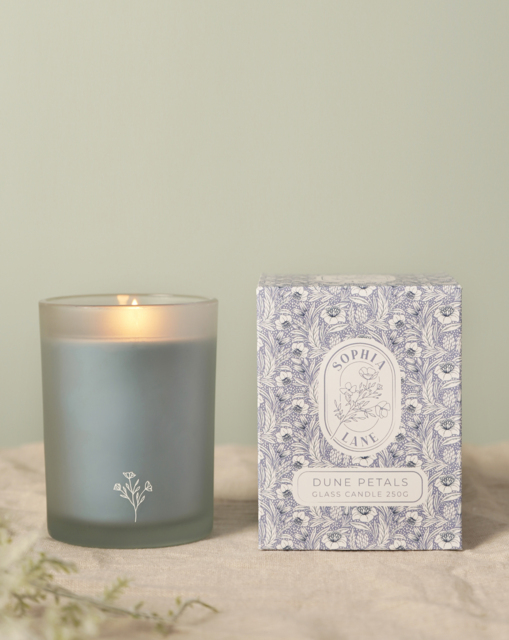 Sophia Lane Dune Petals Candle Blue - Sophia Lane - image 1