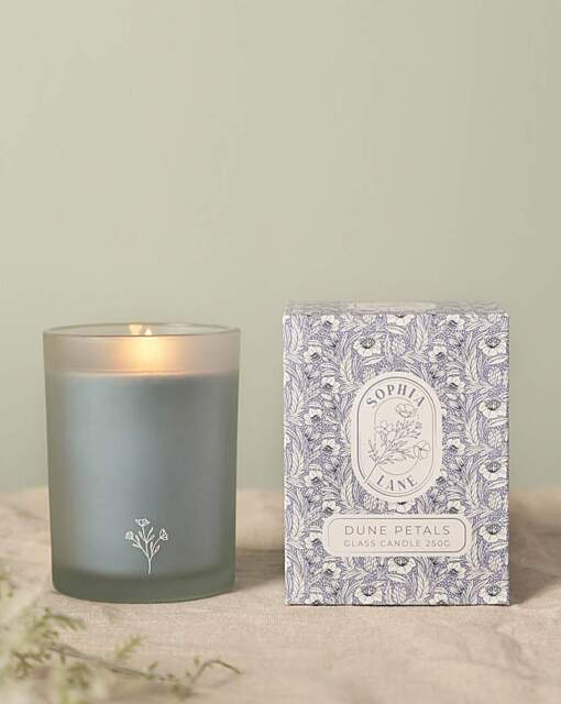Sophia Lane Dune Petals Candle Blue - Sophia Lane - image 1