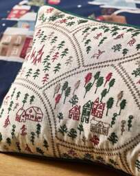 CL Christmas Ski Village Cushion Multi - Catherine Lansfield - Size: 30X50 - thumbnail 3