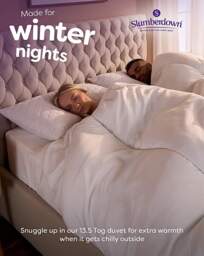 Slumberdown Winter Warm 13.5 Tog Duvet White - Slumberdown - Size: DOUBLE - thumbnail 4