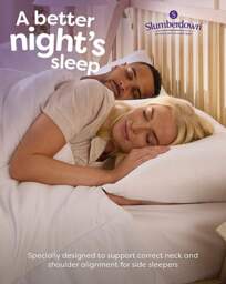 Slumberdown Super Support Pillows White - Slumberdown - Size: PAIR - thumbnail 2