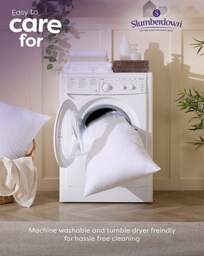 Slumberdown Super Support Pillows White - Slumberdown - Size: PAIR - thumbnail 3
