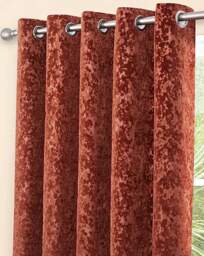 Sundour Richmond Thermal Eyelet Curtains Terracotta - Sundour - Size: 229 x 183cm - thumbnail 4