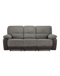 Harlow 3 Seater Recliner Sofa Charcoal - JD Williams - thumbnail 4