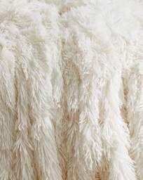 Shaggy Fleece Throw Cream - Catherine Lansfield - Size: 150X200 - thumbnail 5