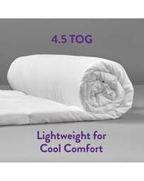 Slumberdown Anti Allergy 4.5 Tog Duvet White - Slumberdown - Size: DOUBLE - thumbnail 4