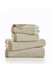 Weave Striped Cotton Towel Natural - Size: Bath Towel - thumbnail 2