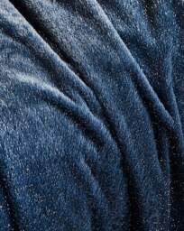 Sparkle Fleece Throw Blue - Joanna Hope - Size: 130X160 - thumbnail 4