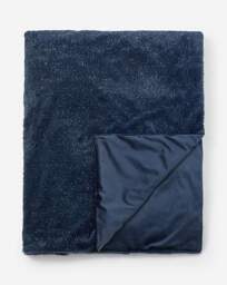 Sparkle Fleece Throw Blue - Joanna Hope - Size: 130X160 - thumbnail 2