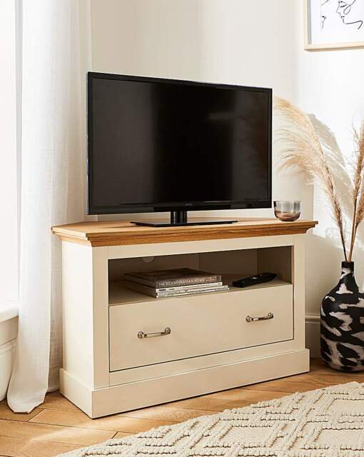 Julipa Ashford Corner TV Unit Cream - Julipa - image 1