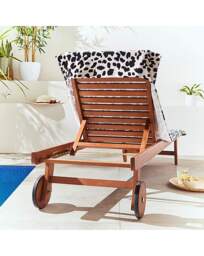 Catherine Lansfield Leopard Sun Lounger Natural - Catherine Lansfield - thumbnail 2