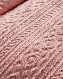 Pipin Cuddle Fleece Duvet Cover Set Blush - At Home Collection - Size: KING - thumbnail 3