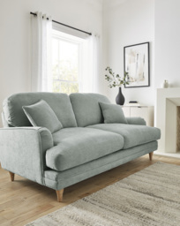 Azra Chenille 3 Seater Sofa SKY - JD Williams - thumbnail 1