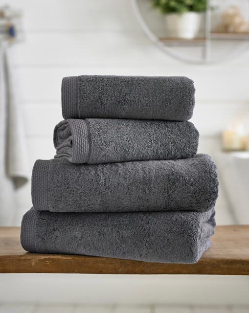 Luxury Egyptian Spa 700GSM Towel Charcoal - Size: Bath Sheet - image 1