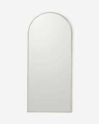 Gold Metal Frame Leaner Mirror Gold - JD Williams - thumbnail 2