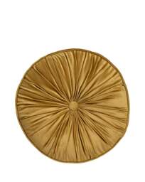 LLB Round Pleat Round Cushion Ochre - Laurence Llewelyn-Bowen - thumbnail 4
