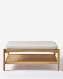 Fletcher Coffee Table Footstool Natural - JD Williams - thumbnail 3