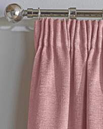 Matrix Pencil Pleat Thermal Curtain Blush - Enhanced Living - Size: 229 x 229cm - thumbnail 5