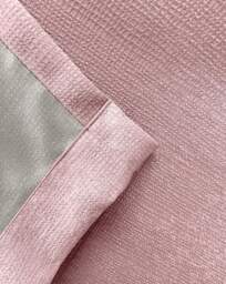 Matrix Pencil Pleat Thermal Curtain Blush - Enhanced Living - Size: 229 x 229cm - thumbnail 3