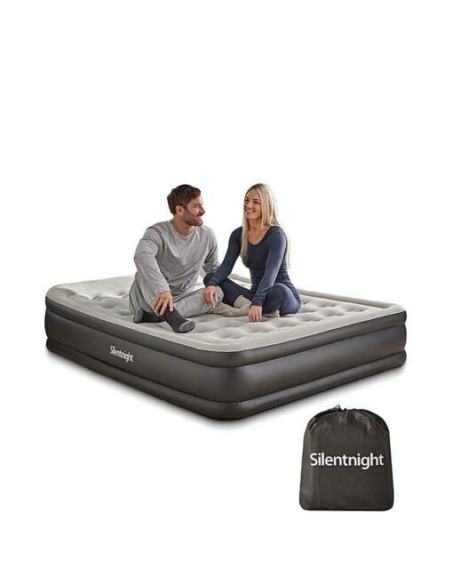 Silentnight High Airbed Electric Pmp KNG Black - Silentnight - image 1