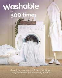 Slumberdown Mattress Protector White - Slumberdown - Size: DOUBLE - thumbnail 2