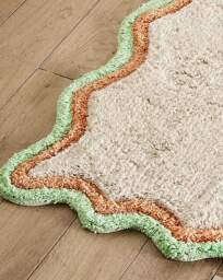 Scalloped Bath Mat - Multicoloured Multi - Fusion - Size: 50X80 - thumbnail 2