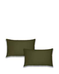 Catherine Lansfield Cotton Pillowcase Green - Catherine Lansfield - Size: PAIR - thumbnail 3