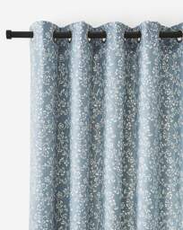Sundour Sade Eyelet Curtains Denim - Sundour - Size: 117 x 229cm - thumbnail 3