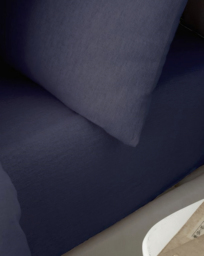 Catherine Lansfield Cotton Fitted Sheet Navy - Catherine Lansfield - Size: SINGLE - thumbnail 1
