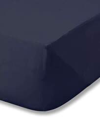 Catherine Lansfield Cotton Fitted Sheet Navy - Catherine Lansfield - Size: SINGLE - thumbnail 2