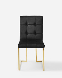 Joanna Hope Fallon Pair of Dining Chairs Black/Gold - Joanna Hope - thumbnail 1