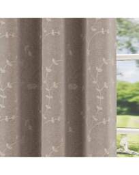 Tivoli Thermal Blackout Curtains Natural - Enhanced Living - Size: 168 x 229cm - thumbnail 2