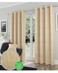 Goodwood Thermal Curtain Cream - Enhanced Living - Size: 167 x 137cm - thumbnail 5