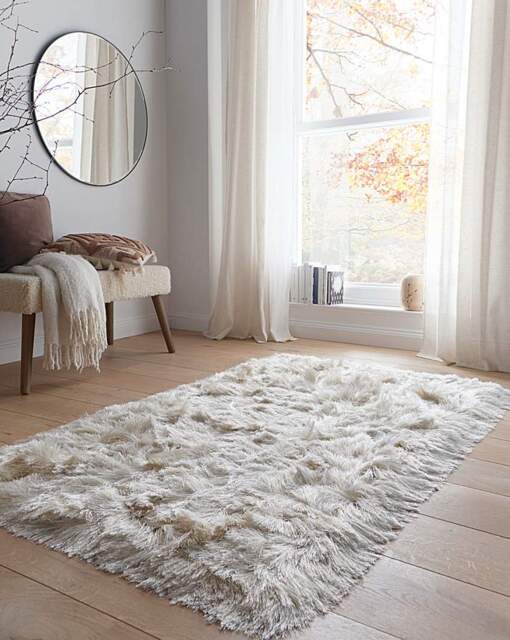 Glamour Deluxe Shaggy Rug Ivory - Origins - Size: 200X290 - image 1