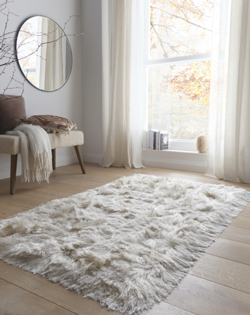 Glamour Deluxe Shaggy Rug Ivory - Origins - Size: 200X290 - image 1