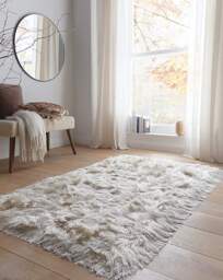 Glamour Deluxe Shaggy Rug Ivory - Origins - Size: 200X290 - thumbnail 1