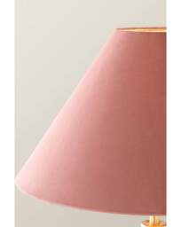 Martha Velvet Floor Lamp Pink - ValueLights - thumbnail 4
