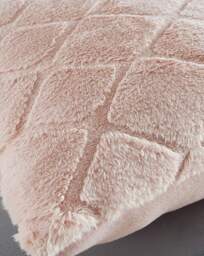 Cosy Diamond Cushion Blush - Catherine Lansfield - Size: 43X43 - thumbnail 2