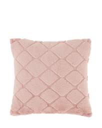Cosy Diamond Cushion Blush - Catherine Lansfield - Size: 43X43 - thumbnail 3