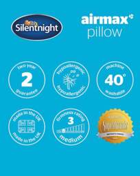 Silentnight Airmax Pillow White - Silentnight - Size: EACH - thumbnail 2
