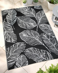 Matteo Outdoor Rug Black - Fusion - Size: 120X170 - thumbnail 1