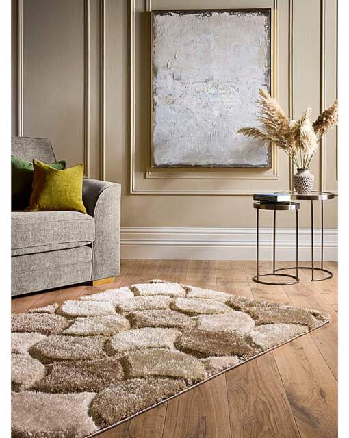 Scallop Shaggy Cosy Rug Natural - Origins - Size: 120X170 - image 1