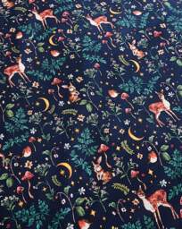 Woodland Animals Duvet Cover Set Navy - JD Williams - Size: KING - thumbnail 4
