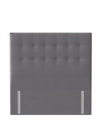 Silentnight Goya Headboard- Fabric Grey - Silentnight - Size: KINGSIZE