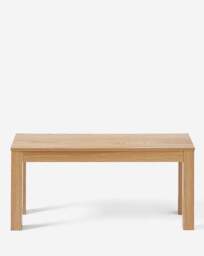 Bourne Dining Set with 2 Benches OAK Effect - JD Williams - thumbnail 5