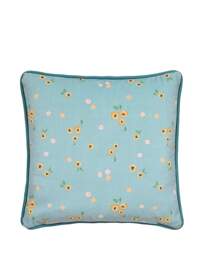 D & D Abstract Poppy Filled Cushion RED - Dreams & Drapes - Size: 43X43 - thumbnail 3