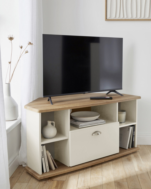 Brooke Corner TV Unit Cream - Welcome - image 1