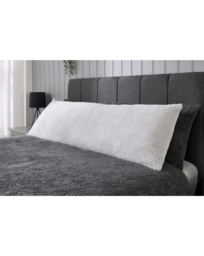 Waffle Fleece Bolster Cushion Grey - Huggleland - Size: EACH - thumbnail 1