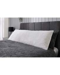 Waffle Fleece Bolster Cushion Grey - Huggleland - Size: EACH - thumbnail 1
