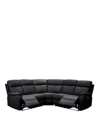 Aspire Kingsmere Recliner Corner Sofa Black - Aspire - thumbnail 3